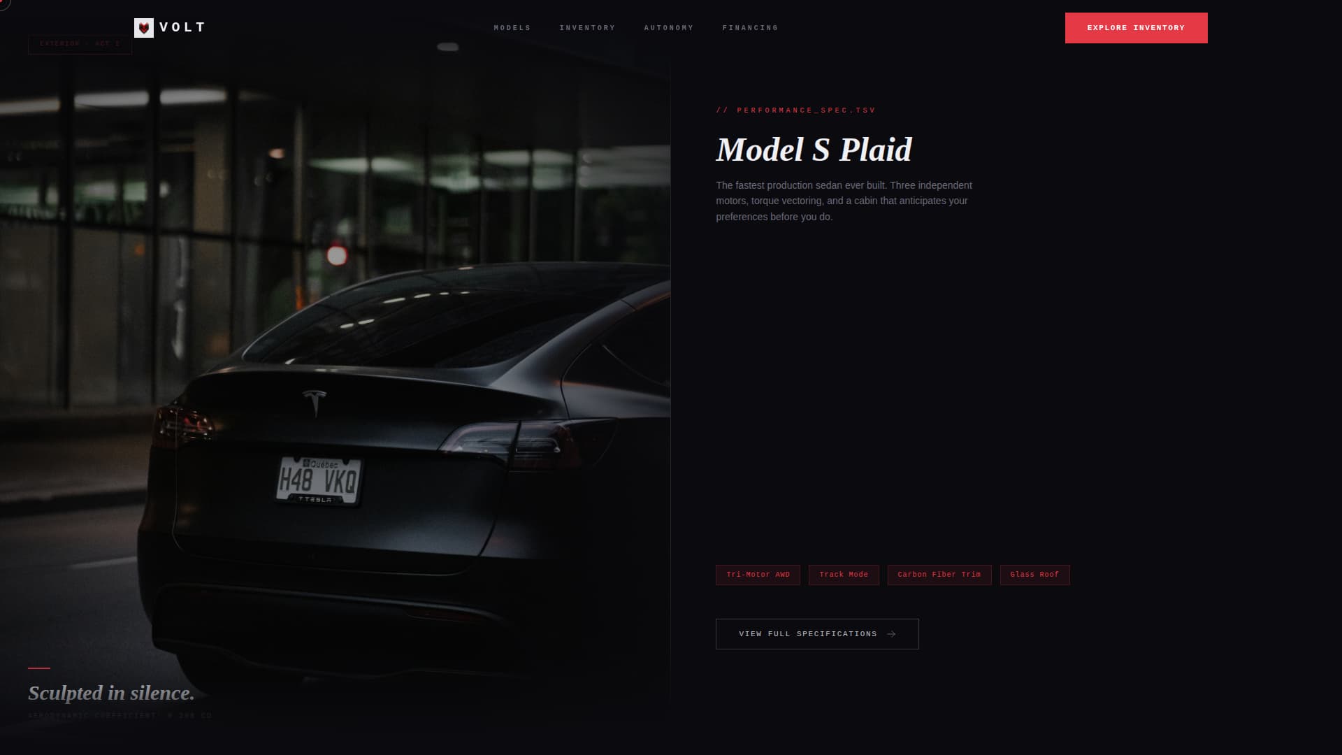 Car Dealership Specialist Professional Website Template