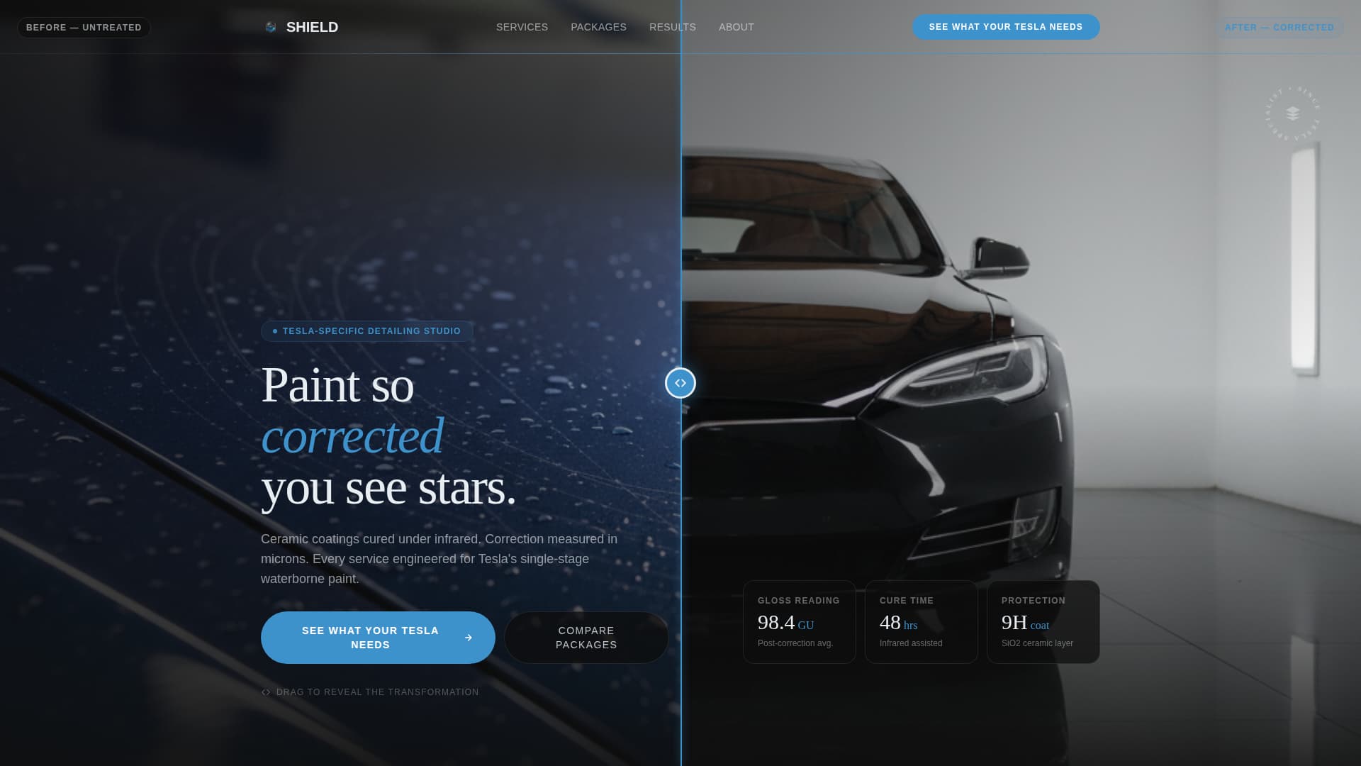 Car Dealership Specialist Pricing Website Template