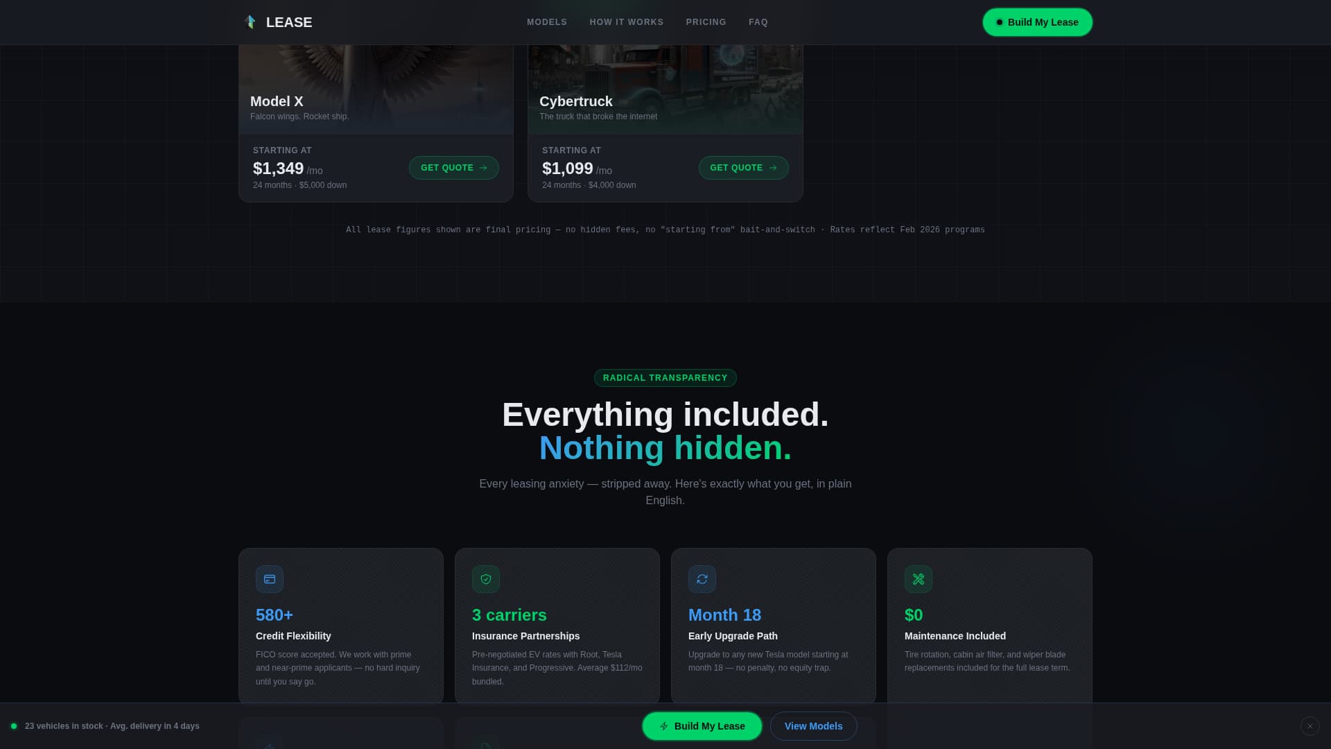 Car Dealership Portfolio Website Template
