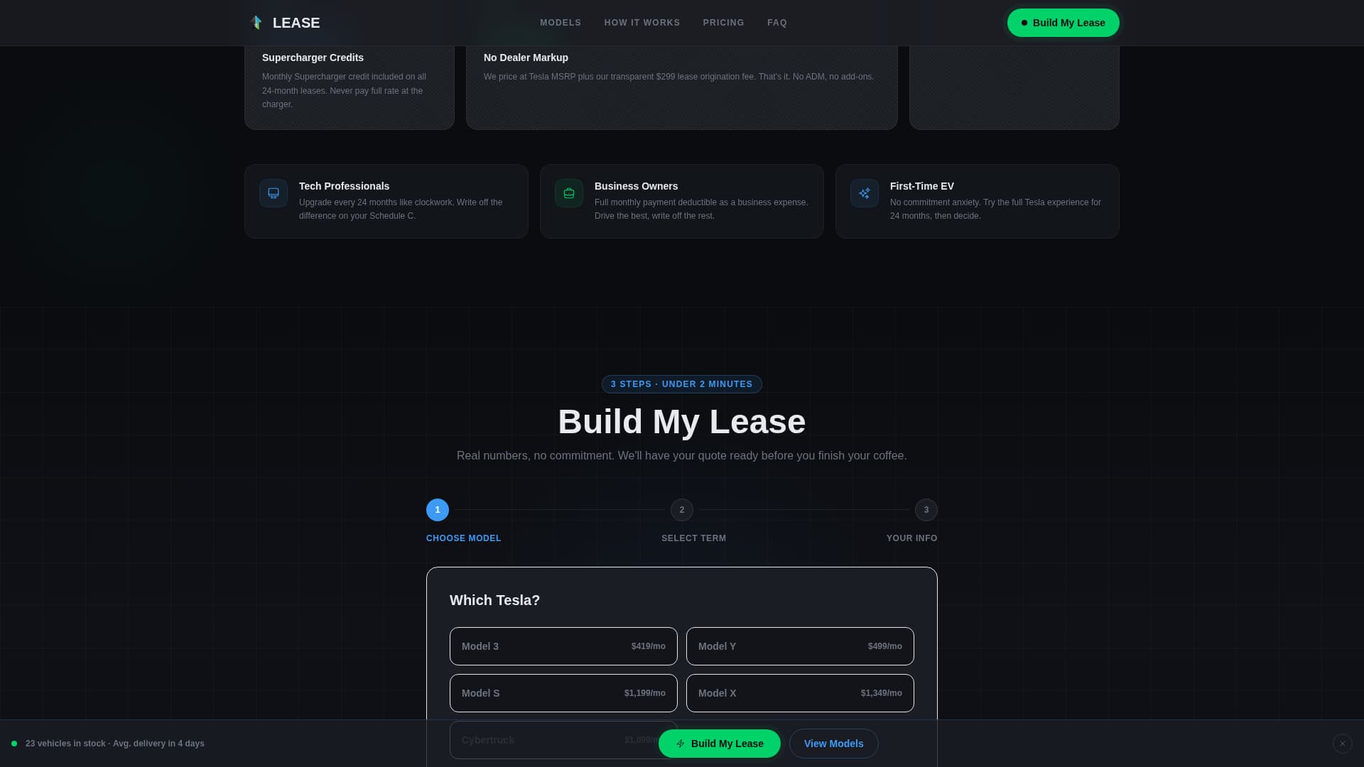 Car Dealership Portfolio Website Template