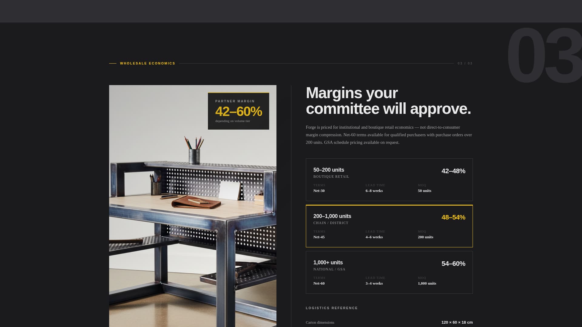 Forge - Heavyduty Kidsfurniture Landing Page Template