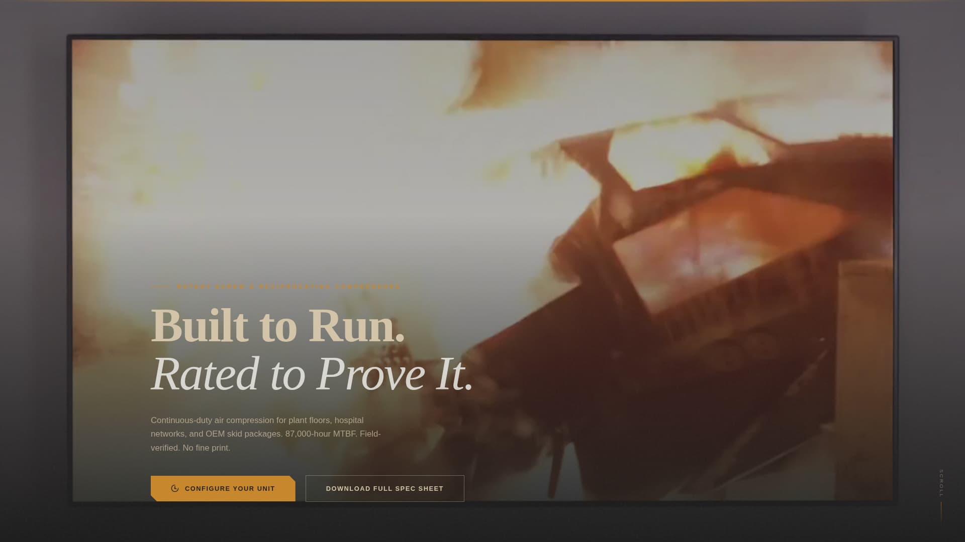 Compressforce - Reliable Industrial Landing Page Template