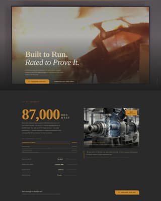 Compressforce - Reliable Industrial Landing Page Template