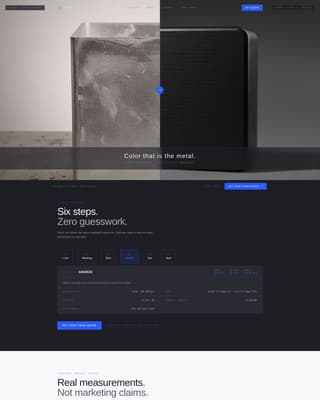 Anodize - Precision Consumergoods Landing Page Template