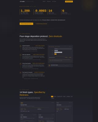 Plate - Precision Electroplating Landing Page Template