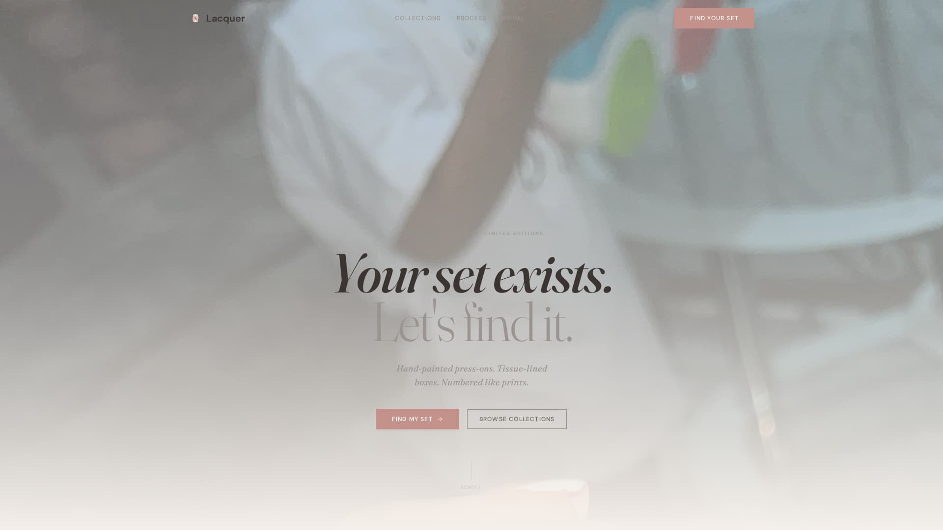 Lacquer - Elegant Presson Landing Page Template