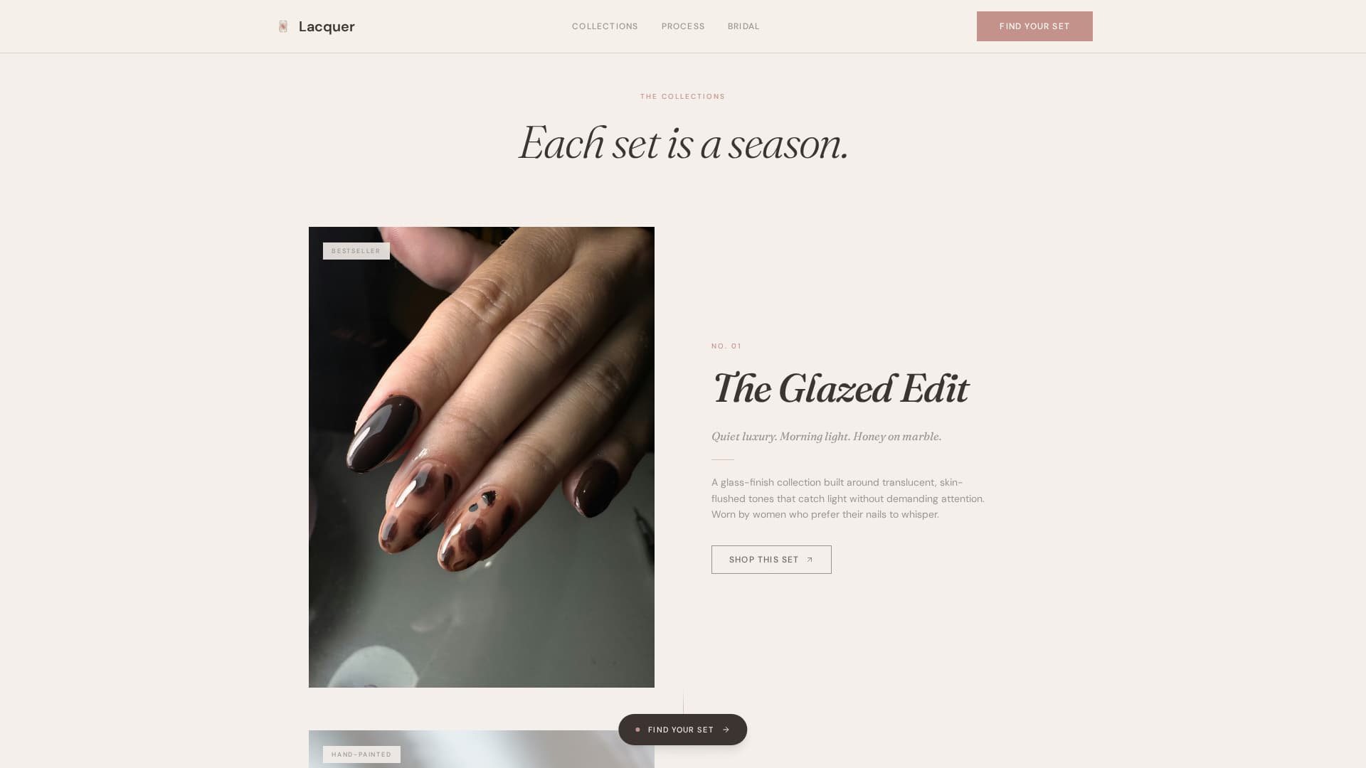 Lacquer - Elegant Presson Landing Page Template