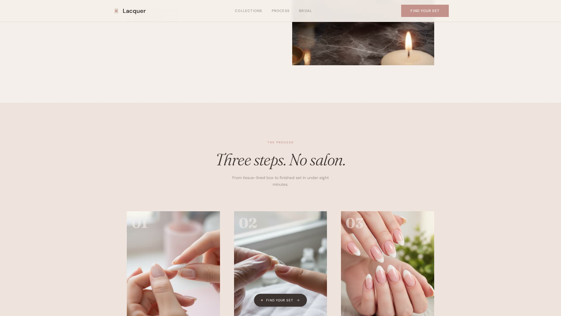 Lacquer - Elegant Presson Landing Page Template