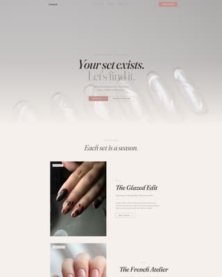 Lacquer - Elegant Presson Landing Page Template