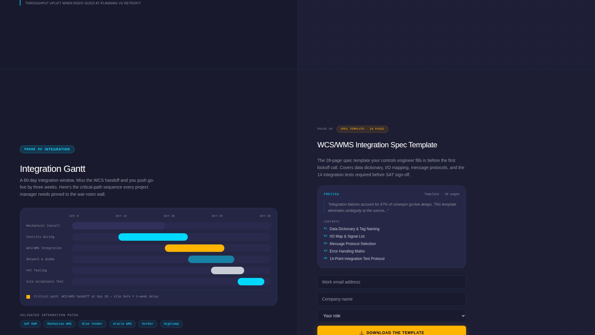 Conveyorcommand - Highperformance Materialhandling Landing Page Template