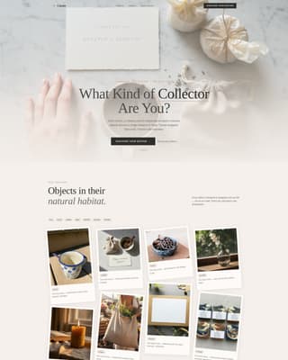 Curate - Artisan Subscription Landing Page Template