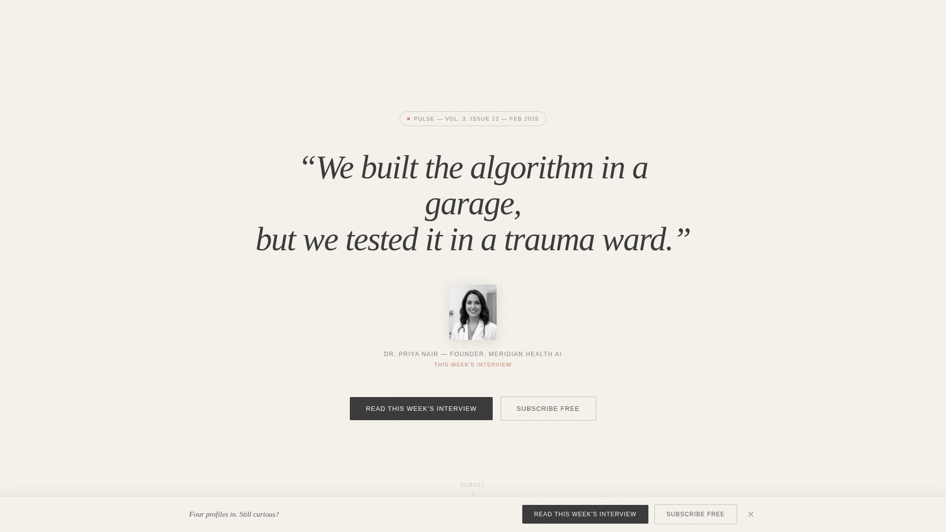 Pulse - Compelling Healthtech Landing Page Template