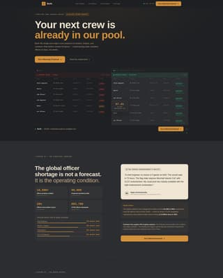 Berth - Precision Maritime Landing Page Template