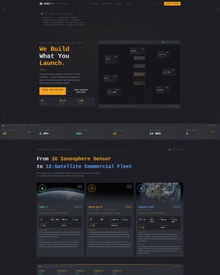 Orbit - Precision Cubesat Landing Page Template