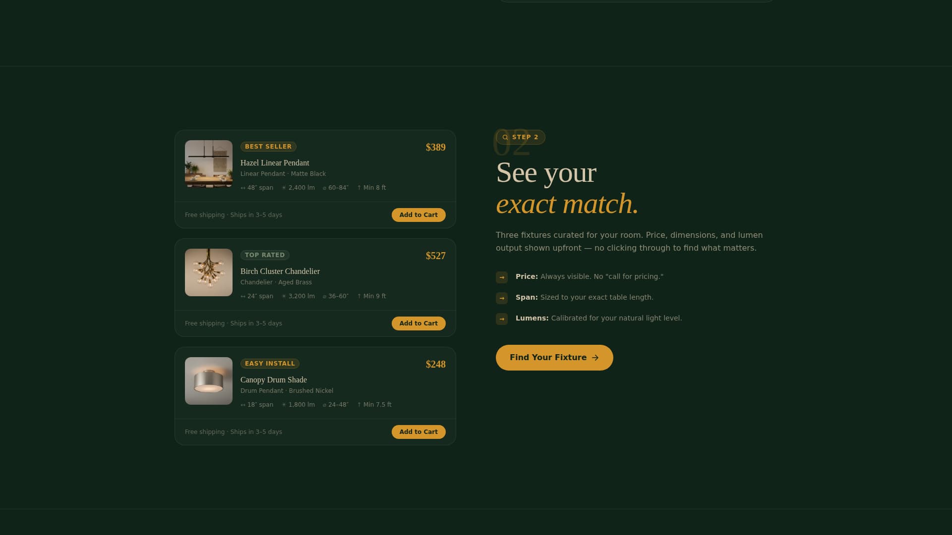 Lumens - Trusted Lighting Landing Page Template