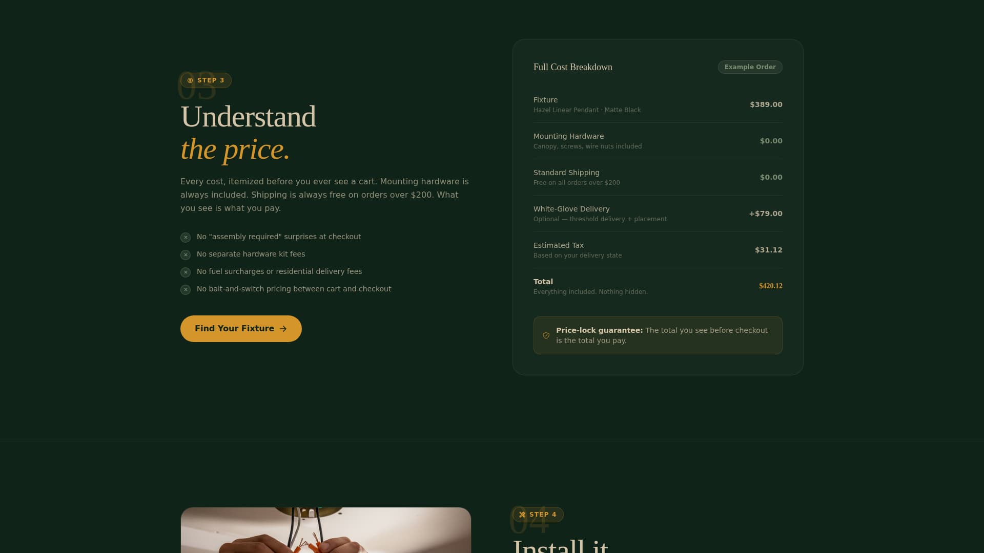 Lumens - Trusted Lighting Landing Page Template