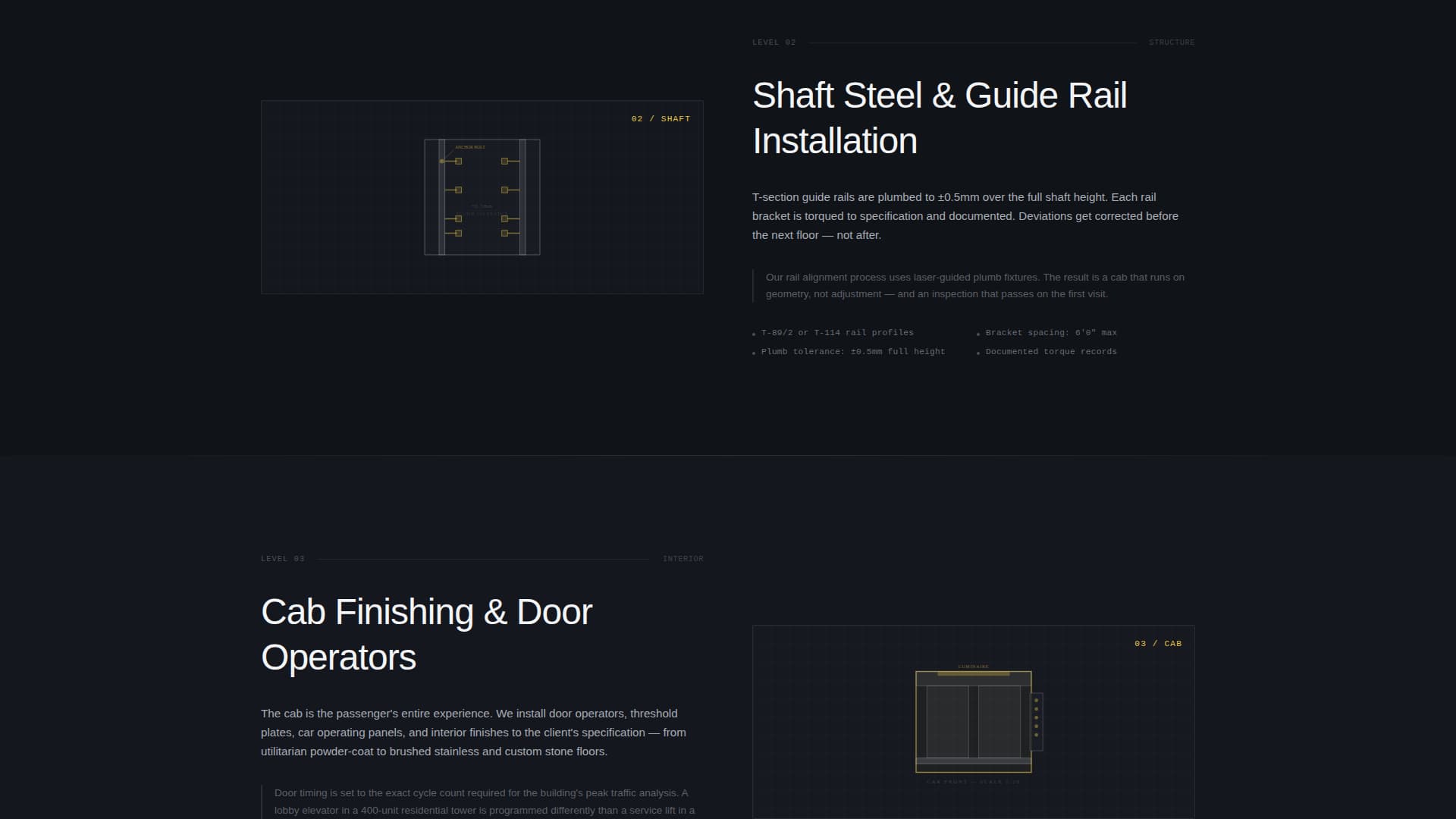 Ascend — Trusted Lift Maintenance Landing Page Template