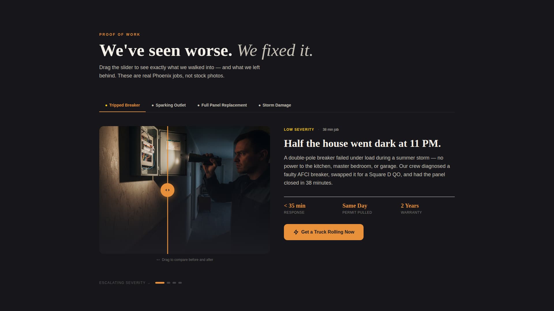 Surge - Rapid Electrical Landing Page Template