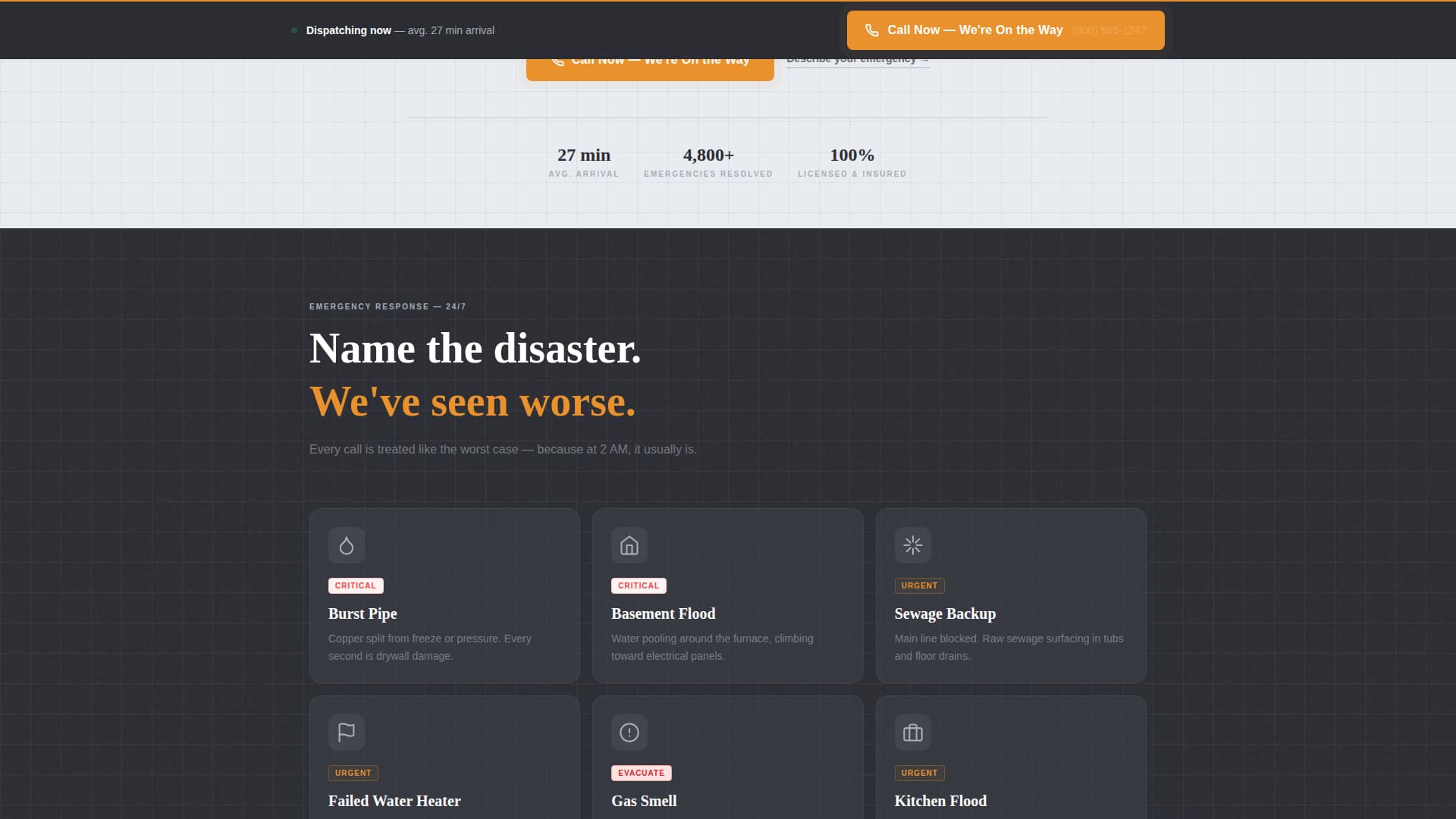 Valve - Urgent Plumbingservice Landing Page Template