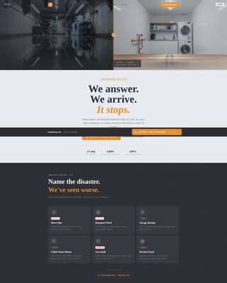 Valve - Urgent Plumbingservice Landing Page Template