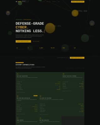 Defense - Premium Cybersecurity Landing Page Template