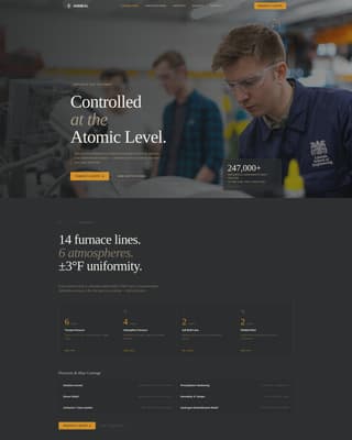 Anneal - Precision Defense Landing Page Template