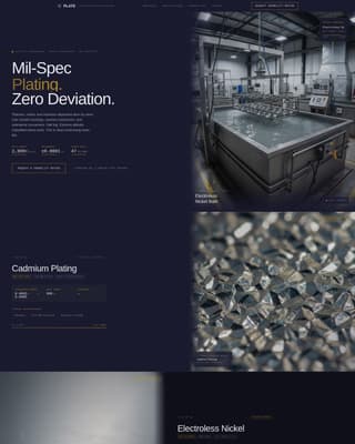 Plate - Precision Defense Landing Page Template