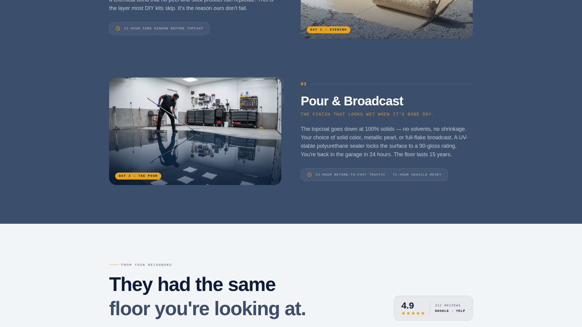 Coat - Seamless Epoxy Landing Page Template
