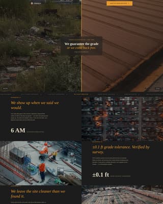 Trench - Guaranteed Excavation Landing Page Template