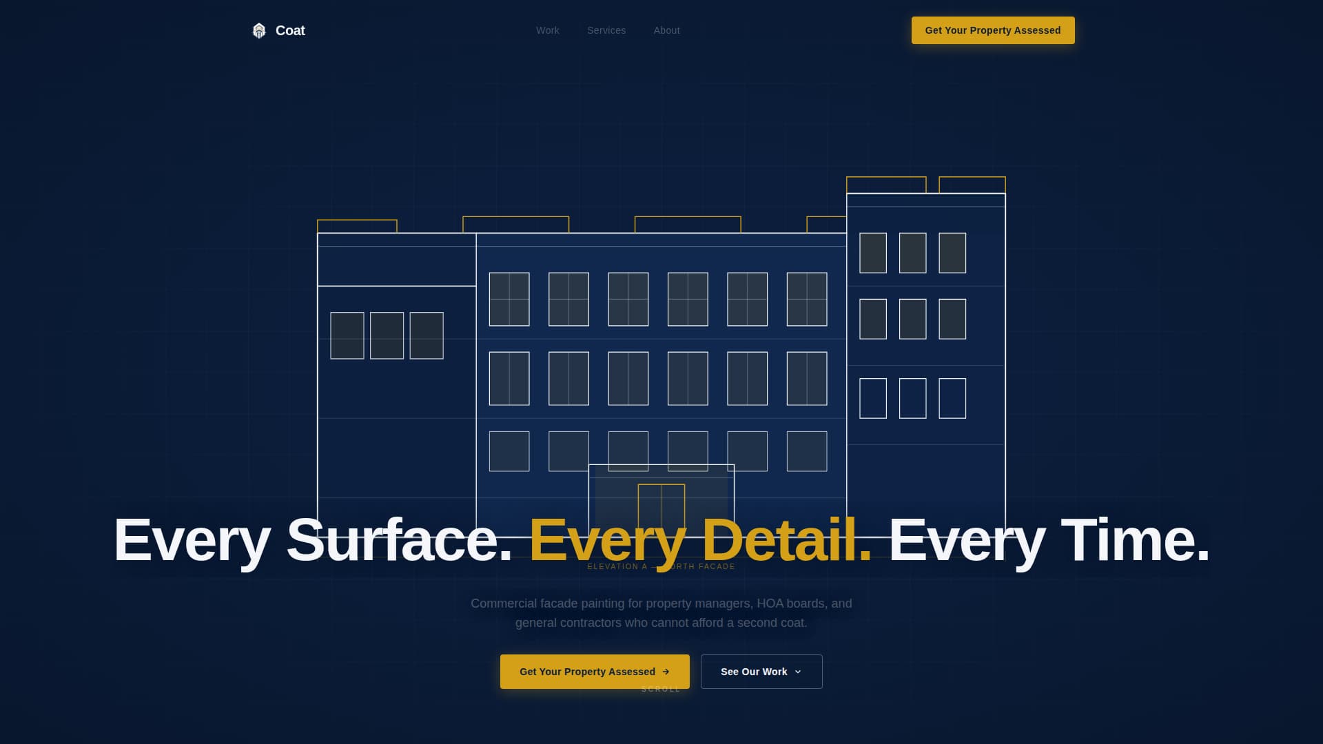 Coat - Precision Exterior Landing Page Template
