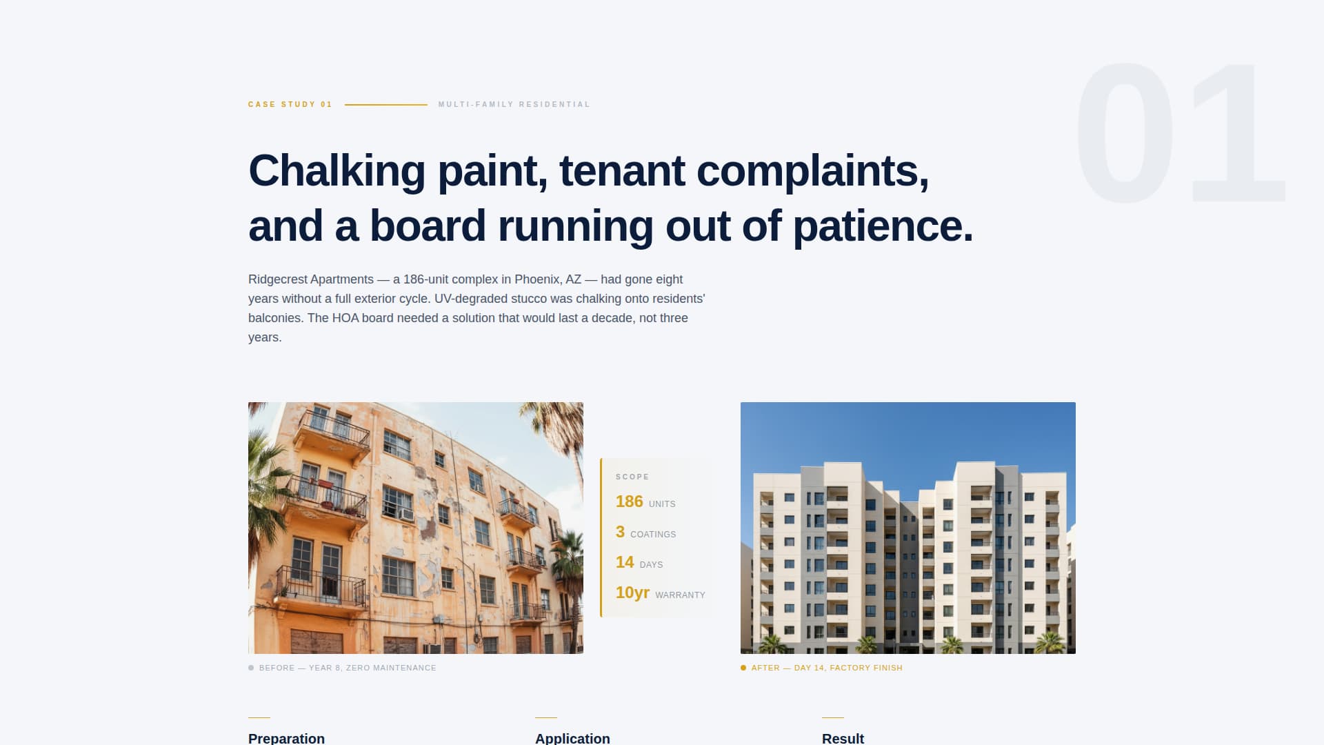 Coat - Precision Exterior Landing Page Template