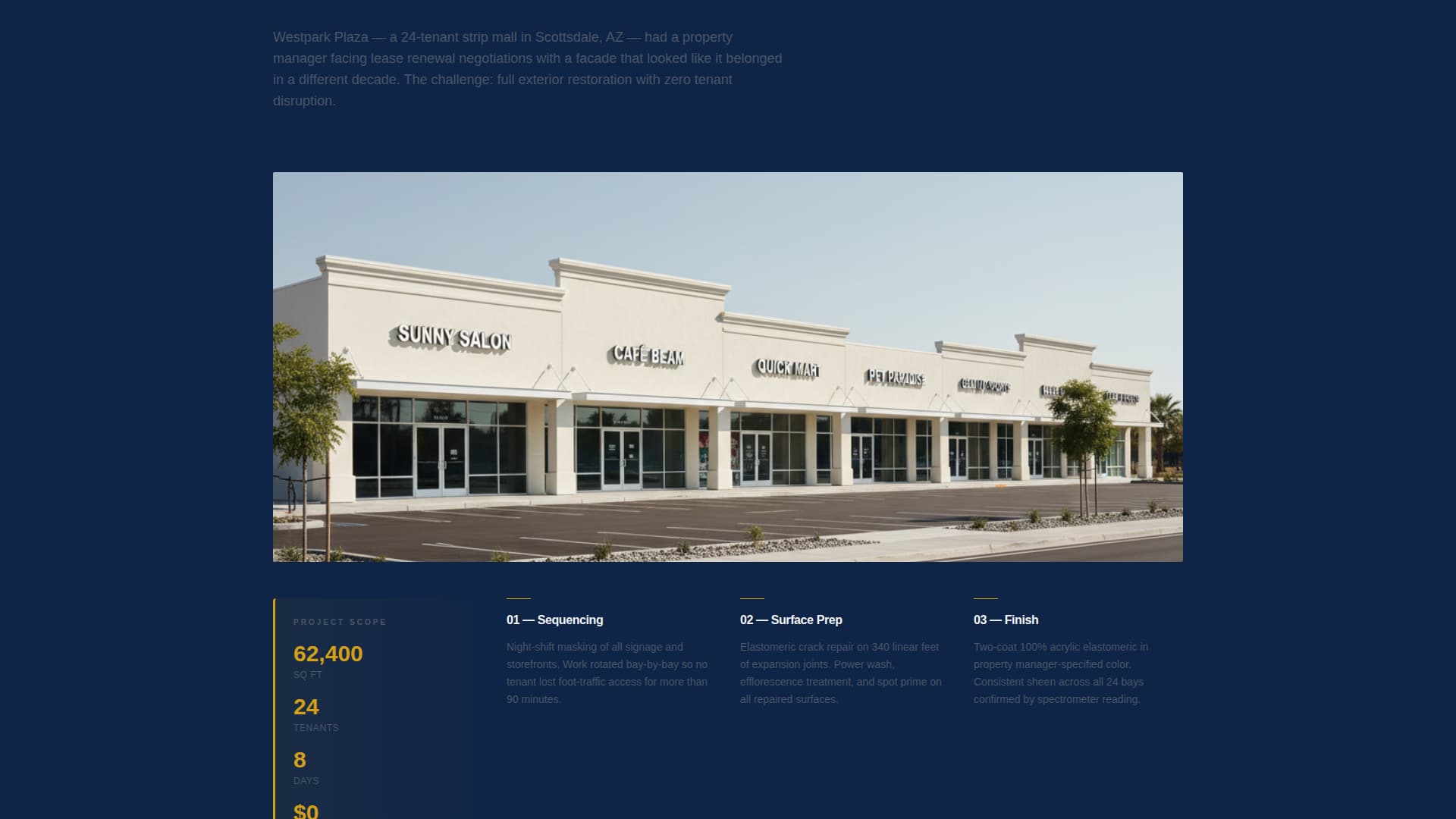 Coat - Precision Exterior Landing Page Template