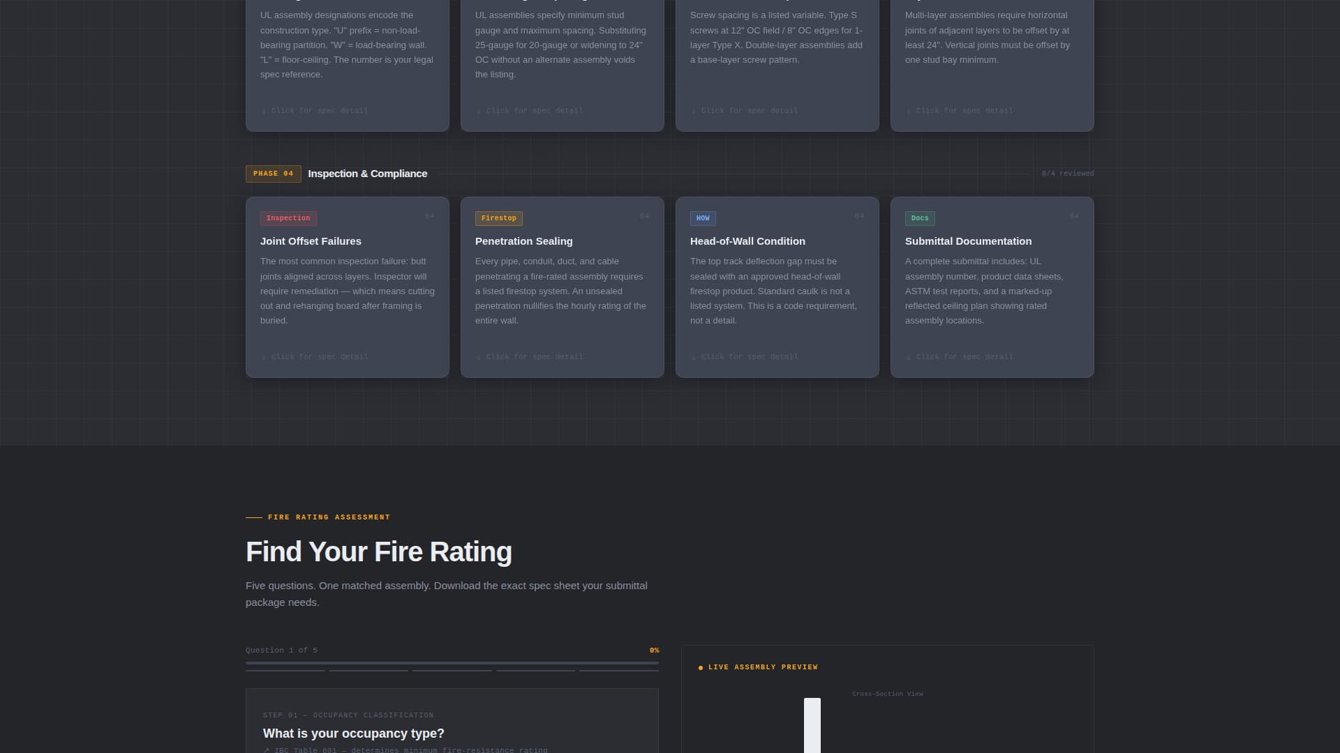 Firewall - Precision Firerated Landing Page Template