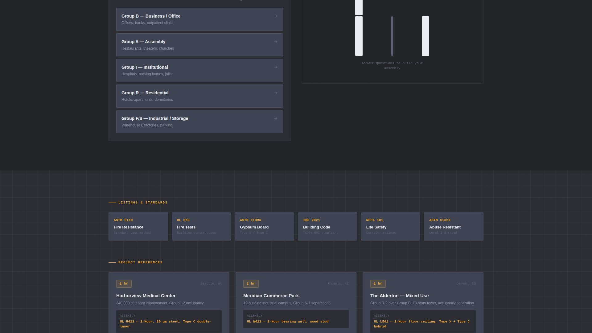Firewall - Precision Firerated Landing Page Template