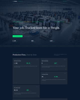 Press - Precision Digital Printing Landing Page Template