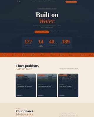 Float - Proven Floatinghome Landing Page Template