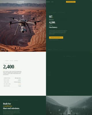 Surveyor - Precision Industrial Landing Page Template