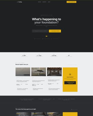 Foundation Repair Contractor Website Template