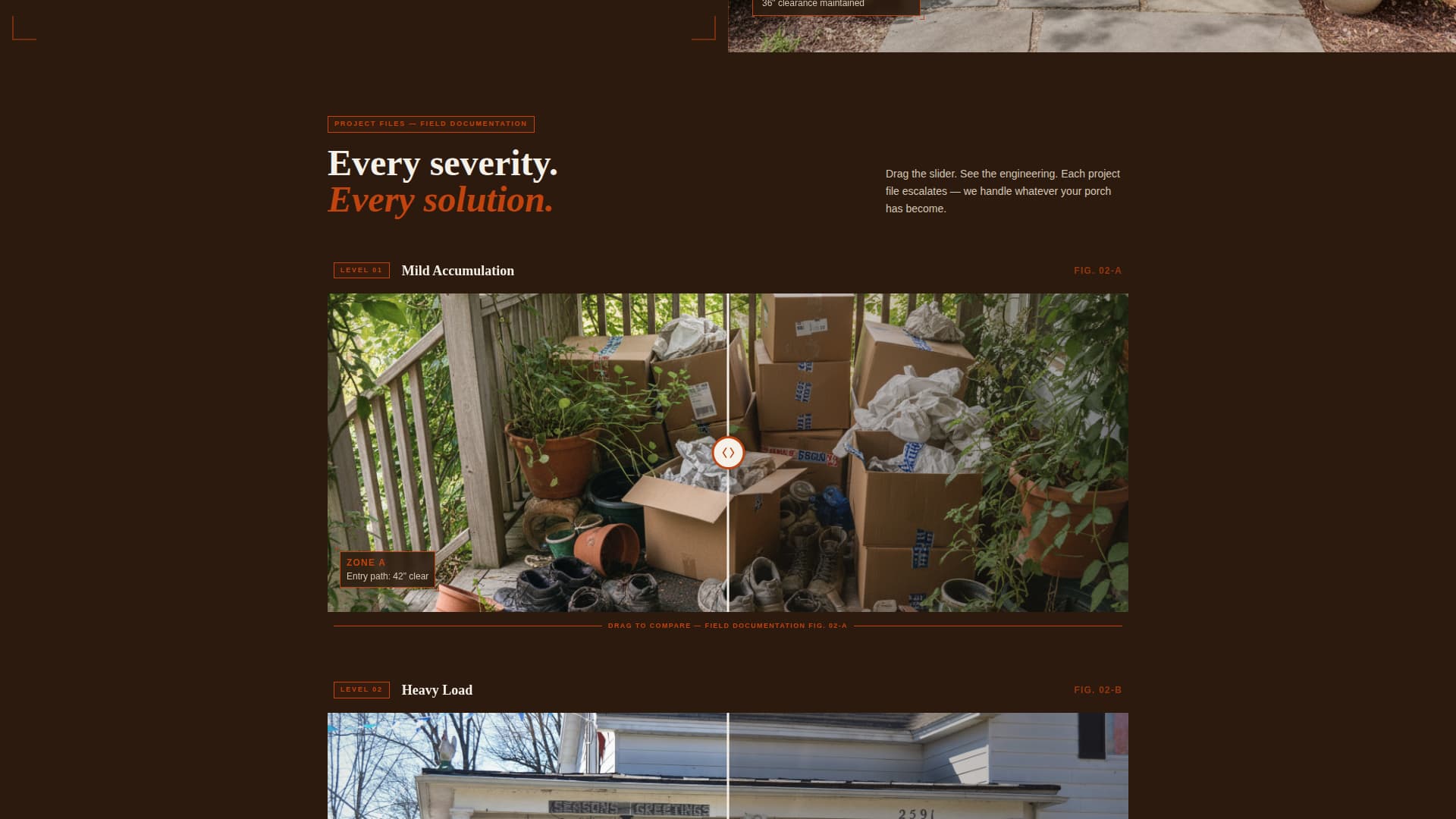 Stoop - Transformative Porchdeclutter Landing Page Template