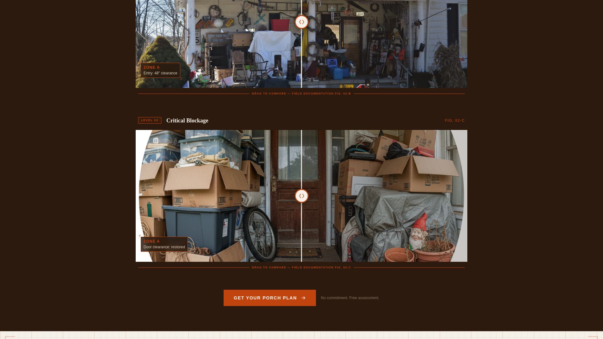 Stoop - Transformative Porchdeclutter Landing Page Template