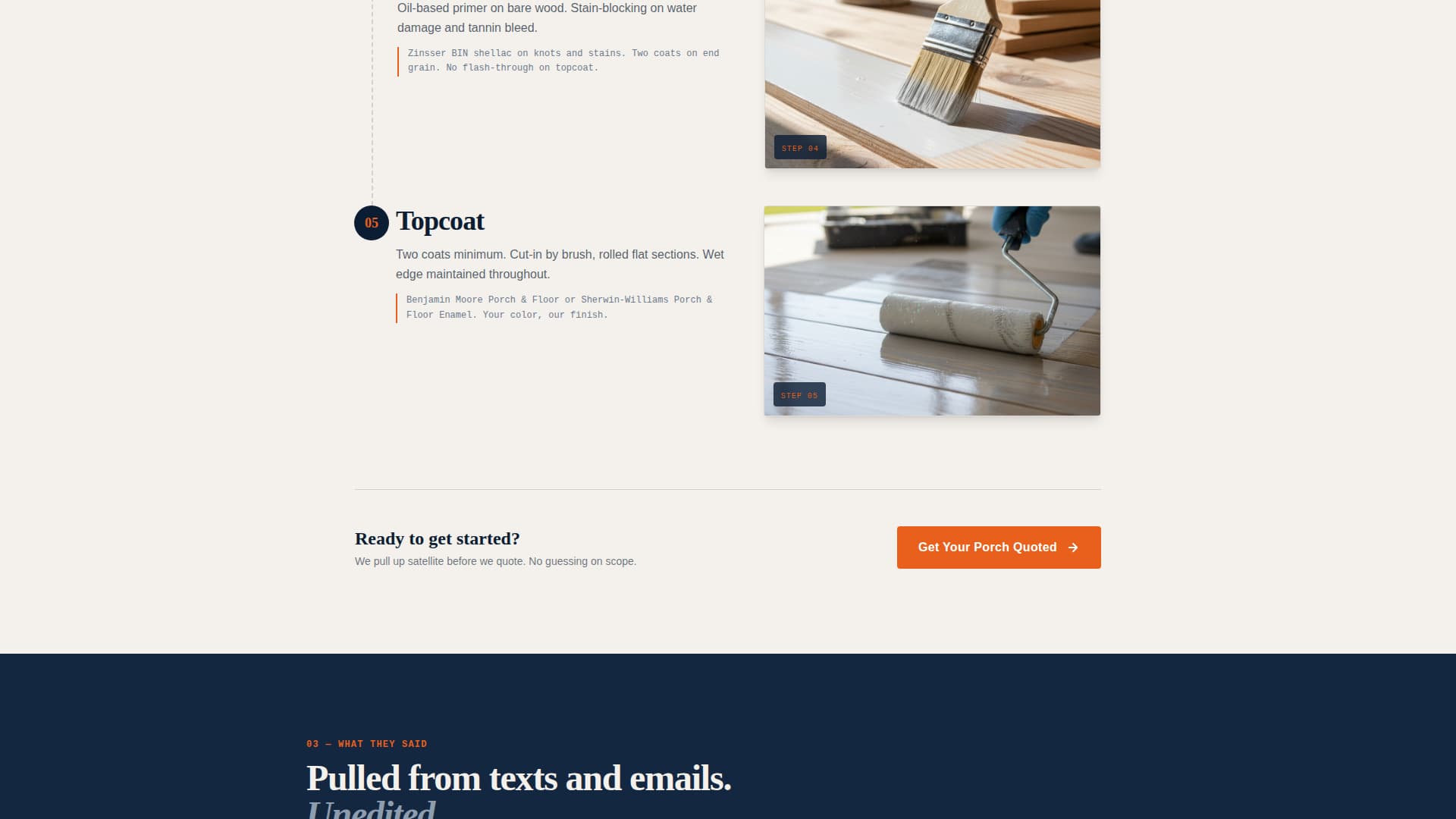 Porch - Proven Renovation Landing Page Template