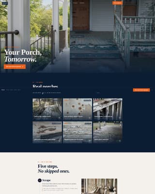 Porch - Proven Renovation Landing Page Template