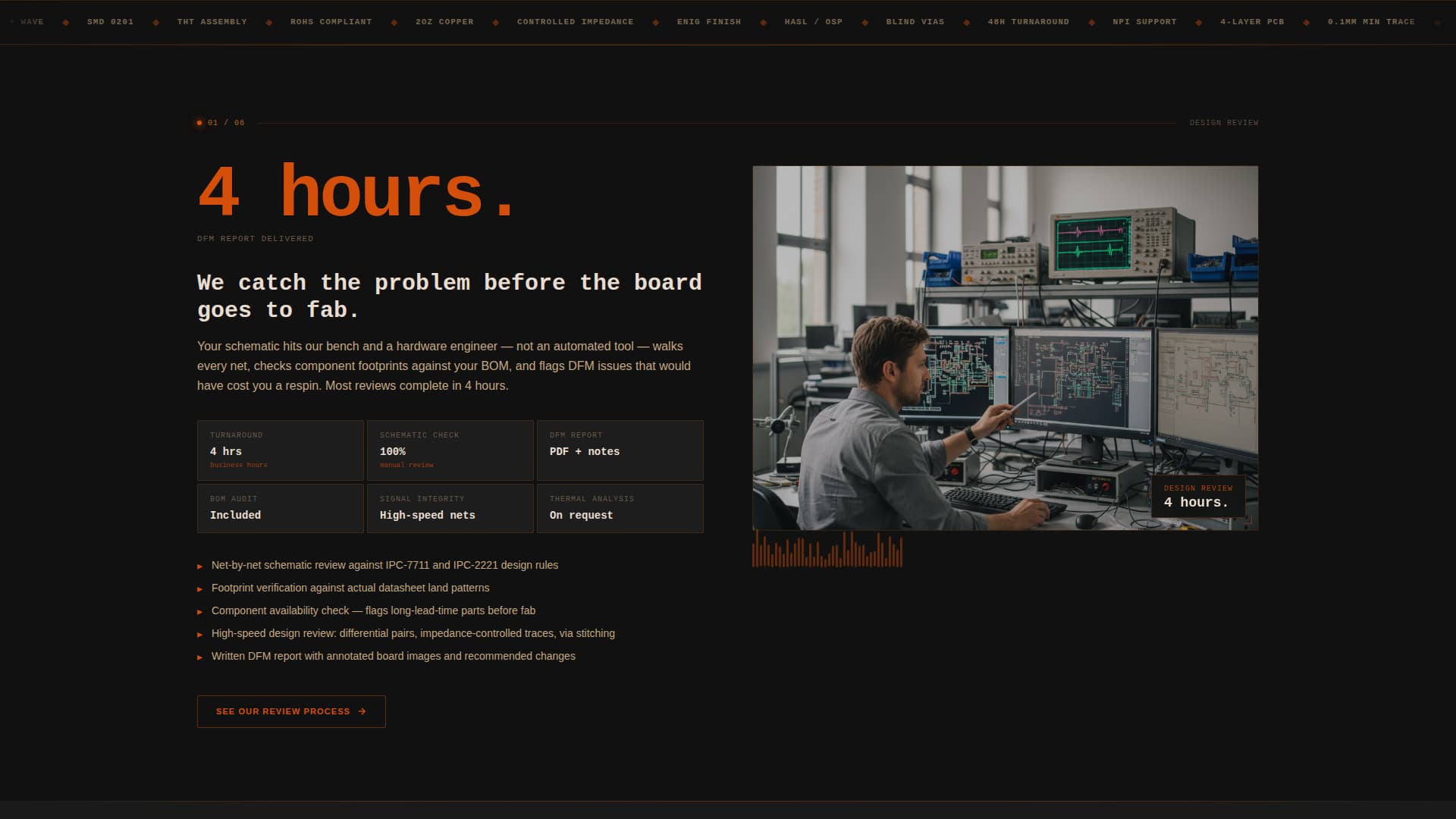 Prototype - Rapid Electronics Landing Page Template