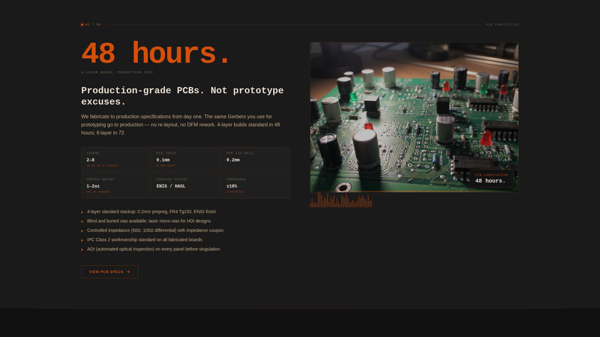 Prototype - Rapid Electronics Landing Page Template