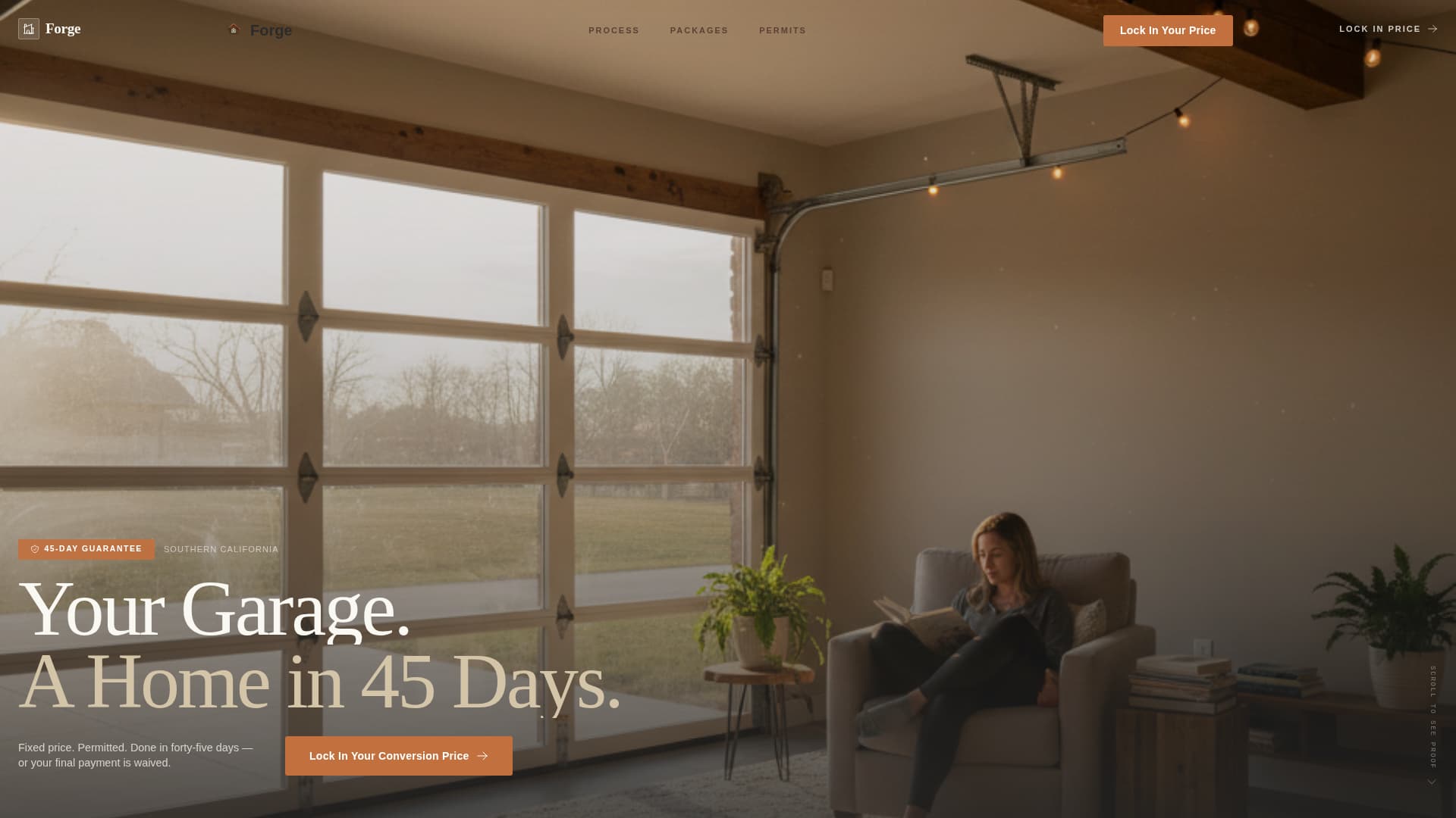 Forge - Guaranteed Conversion Landing Page Template