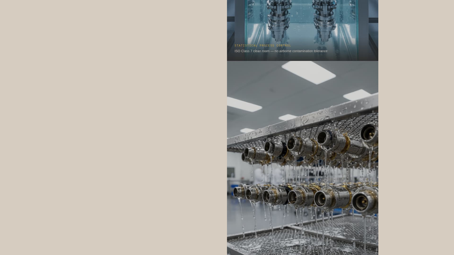 Substrate - Precision Finishing Landing Page Template