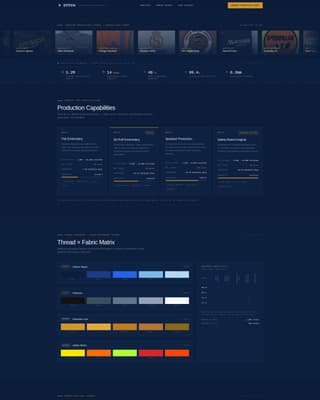 Stitch - Precision Embroidery Landing Page Template