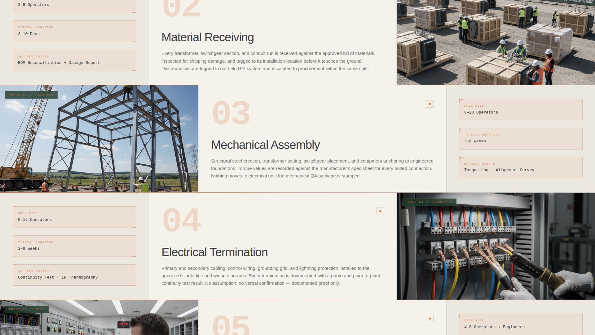 Torque - Precision Energyassembly Landing Page Template