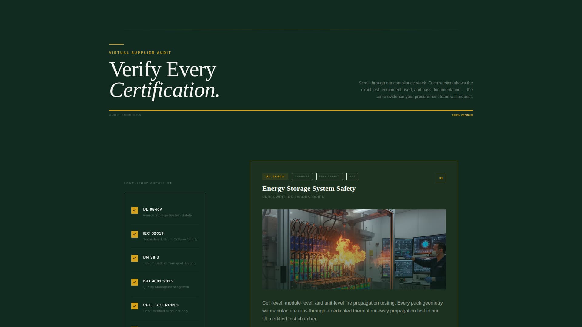 Forge - Certified Energymanufacturing Landing Page Template