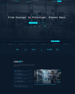 Forge - Rapid Energyprototyping Landing Page Template